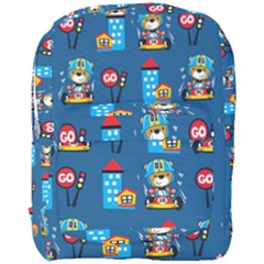 Racing-car-printing-set-cartoon-vector-pattern Full Print Backpack by uniart180623