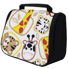 Vector-seamless-pattern-nice-animals-cartoon Full Print Travel Pouch (big) by uniart180623