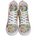 Seamless-pattern-with-wildlife-cartoon Women s Hi-Top Skate Sneakers View1