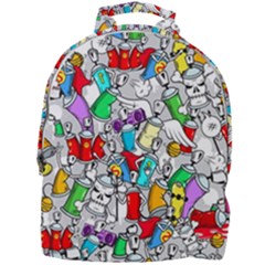 Graffiti-characters-seamless-pattern Mini Full Print Backpack by uniart180623