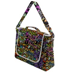 Graffiti-word-seamless-pattern Box Up Messenger Bag by uniart180623