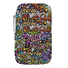 Graffiti-word-seamless-pattern Waist Pouch (small) by uniart180623