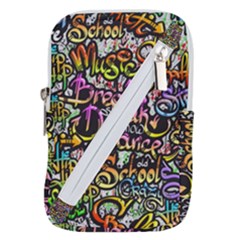 Graffiti-word-seamless-pattern Belt Pouch Bag (large) by uniart180623