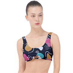 Art Pattern Design Background Print The Little Details Bikini Top by uniart180623