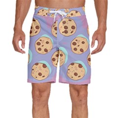 Cookies Chocolate Chips Chocolate Cookies Sweets Men s Beach Shorts by uniart180623