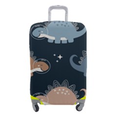 Dino Art Pattern Design Wallpaper Background Luggage Cover (small) by uniart180623