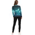 Tsunami Waves Ocean Sea Nautical Nature Water Women s Long Sleeve Rash Guard View2