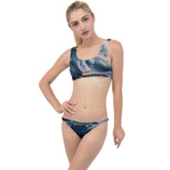 Tsunami Waves Ocean Sea Water Rough Seas The Little Details Bikini Set by uniart180623