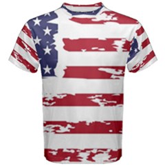 Flag Usa Unite Stated America Men s Cotton Tee by uniart180623