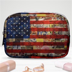 Usa Flag United States Make Up Pouch (small) by uniart180623