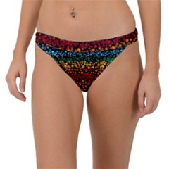 Patterns Rainbow Band Bikini Bottoms by uniart180623