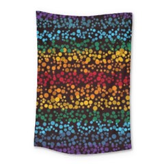 Patterns Rainbow Small Tapestry by uniart180623