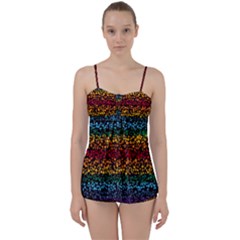 Patterns Rainbow Babydoll Tankini Set by uniart180623