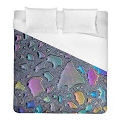 Glass Drops Rainbow Duvet Cover (full/ Double Size) by uniart180623