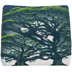 Tree Leaf Green Forest Wood Natural Nature Seat Cushion by Ravend