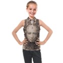 Cyborg Robot Future Drawing Poster Kids  Sleeveless Polo Tee View1