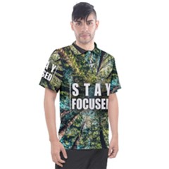 Stay Focused Focus Success Inspiration Motivational Men s Polo Tee by Bangk1t