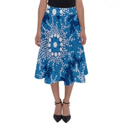 Waterhole Dreaming 90 Hogarth Arts Perfect Length Midi Skirt by hogartharts