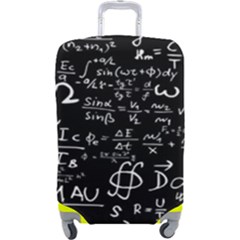 E=mc2 Text Science Albert Einstein Formula Mathematics Physics Luggage Cover (large) by uniart180623