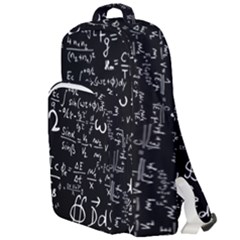 E=mc2 Text Science Albert Einstein Formula Mathematics Physics Double Compartment Backpack by uniart180623