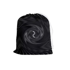 Abstract Mandala Twirl Drawstring Pouch (large) by uniart180623