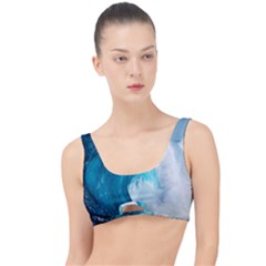 Tsunami Big Blue Wave Ocean Waves Water The Little Details Bikini Top by uniart180623