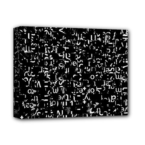 Abstract Secred Code Deluxe Canvas 14  X 11  (stretched) by uniart180623