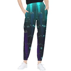 Abstract Building City 3d Women s Tapered Pants by uniart180623