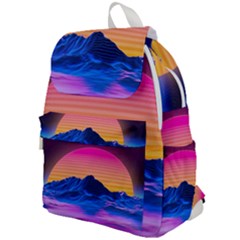 Sun Ultra Artistic 3d Illustration Sunset Top Flap Backpack by uniart180623