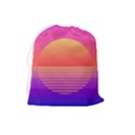 Sunset Summer Time Drawstring Pouch (Large) View2