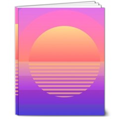 Sunset Summer Time 8  X 10  Softcover Notebook by uniart180623