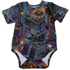 Fictional Character Cartoons Baby Short Sleeve Bodysuit by uniart180623