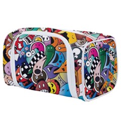 Cartoon Explosion Cartoon Characters Funny Toiletries Pouch by uniart180623