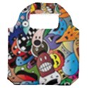 Cartoon Explosion Cartoon Characters Funny Premium Foldable Grocery Recycle Bag View2