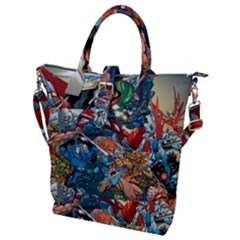 80 s Cartoons Cartoon Masters Of The Universe Buckle Top Tote Bag by uniart180623