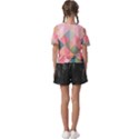 Background Geometric Triangle Kids  Butterfly Cutout Tee View2