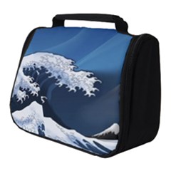 The Great Wave Off Kanagawa Full Print Travel Pouch (small) by Grandong