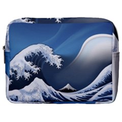 The Great Wave Off Kanagawa Make Up Pouch (large) by Grandong