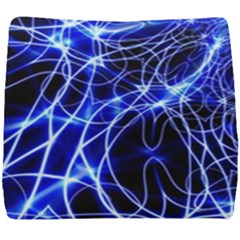 Lines Flash Light Mystical Fantasy Seat Cushion by Dutashop