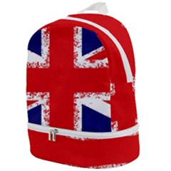 Union Jack London Flag Uk Zip Bottom Backpack by Celenk