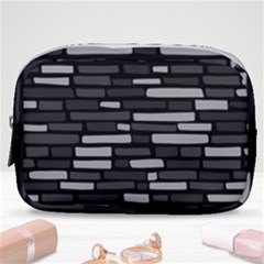 Black And Grey Wall Make Up Pouch (small) by ConteMonfrey