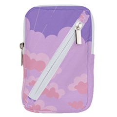 Sky Nature Sunset Clouds Space Fantasy Sunrise Belt Pouch Bag (small) by Simbadda