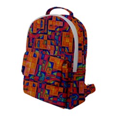 Background Graphic Beautiful Wallpaper Art Abstract Flap Pocket Backpack (large) by Simbadda