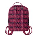 Background Pattern Structure Flap Pocket Backpack (Small) View3