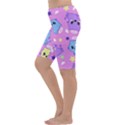 Seamless Pattern With Cute Kawaii Kittens Cropped Leggings  View2