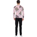 Seamless Pattern Adorable Cat Inside Cup Men s Long Sleeve Rash Guard View2