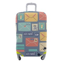 Pattern Postal Stationery Luggage Cover (small) by Simbadda