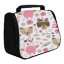 Pink Animals Pattern Full Print Travel Pouch (Small) View2