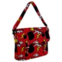 Pop Art Comic Pattern Bomb Boom Explosion Background Buckle Messenger Bag View1