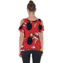 Pop Art Comic Pattern Bomb Boom Explosion Background Cut Out Side Drop Tee View2